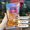 Spicy Snack Mix | Party Mix including hot Cajun corn sticks, roasted peanuts, and cheddar cheese sesame sticks | Runnin' Wild Foods, 1.5 Pounds Total (Box of 3 bags, 8oz each) view 4