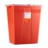 Dealmed Sharps Container, 8 Gallon Hinged Lid, Red (Case of 10) view 1