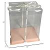 CalCastle Craft Rose Unicorn Soft Foam Flowers 10" x 10" x 6" with Optional Display Box (Hot Pink, with Box) view 4