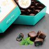 After Five Chocolate Coated Mint Turkish Delight - Hexagon Box 175 gr 6.17 oz - Sweet Luxury Traditional Confectionery - Gluten Free Vegan Halal FSSCS Soft Candy Dessert Lokum Mints and Chocolate view 2