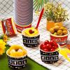 50Pcs Movie Night Party Supplies 9oz Movie Night Snack Ice Cream Cups Bowls Trays Boxes, Disposable Picnic BBQ Cinema Paper Ice Cream Cups Food Trays Popcorn Drink Holder Kids Birthday Party Favors view 3