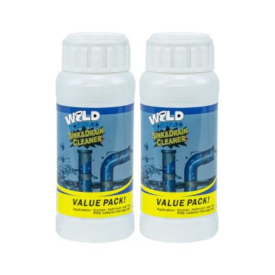 Wild Tornado Pipe Dredge,Powerful Sink Cleaner Powder Fast Foaming for Kitchen Toilet Pipeline Quick Cleaning Tool2pcs