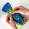 100pcs Eid Mubarak Bags - Ramadan Kareem Goodie Candy Bags for Eid al-Adha Party Supplies, 4 Colors, Muslim Castle Moon Star Plastic Cellophane Favor Bags view 3
