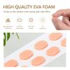 Soft Foam Nose Pads Self Adhesive Non-Slip Eyeglass Nose Pads, Thick Nosepads for Eyeglasses Sunglasses Glasses,8 Pairs,1.5MM Black and Nude view 3
