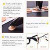 Soft Foam Nose Pads Self Adhesive Non-Slip Eyeglass Nose Pads, Thick Nosepads for Eyeglasses Sunglasses Glasses,8 Pairs,1.5MM Black and Nude view 4