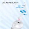 Water Flosser Tips Replacement for Mospro, Nicwell, Zerhunt Oral Irrigator, Jet Nozzel White 3 PCS view 3