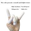 CONOVOZON Small Disposable Nitrile Finger Cots, Non-allergenic No Powder Finger Protectors Suitable for Beauty, Manicure, Massage,Electronic Repair 100 pcs(White)) view 3