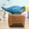 2activelife Yoga Neti Pot for Sinus & Congestion Cleaning| Microwave and Dishwasher Friendly | Leak Proof Durable Ceramic Neti Pot| Nasal Wash Handcrafted Durable Ceramic - Blue view 2