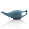 2activelife Yoga Neti Pot for Sinus & Congestion Cleaning| Microwave and Dishwasher Friendly | Leak Proof Durable Ceramic Neti Pot| Nasal Wash Handcrafted Durable Ceramic - Blue view 3