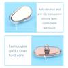 10 Pairs Upgraded Silicone Metal Core Silver Eyeglasses Nose Pads Screw in 1 Piece of Glasses Cleaning Cloth, Screw, Screwdriver Glasses Accessories Replacement Kit view 3