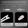10 Pairs Upgraded Anti-Indentation Air Chamber Eyeglasses Nose Pads Screw-in 1 Piece of Glasses Cleaning Cloth, Screw, Screwdriver Glasses Accessories Replacement Kit view 3