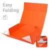 LIFELUM Gift Boxes Bulk, 13.85 x 8.35 x 4.45 inch 1 Pack Orange Gift Boxes with Lids Contains Card, Ribbon, Shredded Paper Filler Gift Boxes for Birthdays, Baby Shower, Bridal Gifts,Weddings view 2