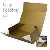 LIFELUM Empty Gift Boxes 1 Pack 13.85 x 8.35 x 4.45 inch Rectangle Collapsible Box with Magnetic Lid and Ribbon,Card,Shredded Paper Filler view 2