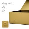 LIFELUM Empty Gift Boxes 1 Pack 13.85 x 8.35 x 4.45 inch Rectangle Collapsible Box with Magnetic Lid and Ribbon,Card,Shredded Paper Filler view 3