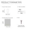 10 Pairs Big Air Chamber Eyeglasses Nose Pads Screw-in 1 Piece of Glasses Cleaning Cloth, Screw, Screwdriver Glasses Accessories Replacement Kit view 2