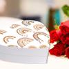 Andaz Press Valentines Day Heart Shaped Box With Lid, Boho Rainbow Reusable Heart Shaped Box, Box For Treats, Sweets, Flowers, Jewelry, Toys, Kids Gift Packaging Food Safe, 8"X6", 1-Pack view 4