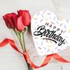Andaz Press Happy Birthday Heart Shaped Gift Box with Lid, Heart Box For Treats, Sweets, Candy, Flowers, Jewelry, Strawberries, Chocolates, Gift for Kids, Him, Her, Food Safe, 8"x6", 1-Pack view 3