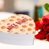 Andaz Press Valentine's Day Heart Shaped Box With Lid, Funny Nice Buns Reusable Heart Shaped Treat Box Valentines Box For Cinnamon Rolls, Gag Gift, Reusable Food Safe Packaging, 8"X6", 1-Pack view 4