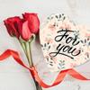 Andaz Press Valentine's Day Heart Shaped Box With Lid For You Heart Reusable Heart Shaped Treat Box Valentines Box, Sweets Flowers Lingerie Jewelry, Gift Packaging Food Safe, 1-Pack view 3