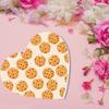 Andaz Press Valentine's Day Heart Shaped Box With Lid, Reusable Heart Shaped Valentines Premium Box For Chocolate Chip Cookies, Dessert Treat Box, Reusable Food Safe Packaging, 8"X6", 1-Pack view 2
