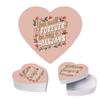 Andaz Press Valentines Day Heart Shaped Box With Lid Forever Be My Always Reusable Heart Shaped Box, Premium Box For Treats Sweets Flowers Lingerie Jewelry, Food Safe, 1-Pack view 1