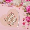Andaz Press Valentines Day Heart Shaped Box With Lid Forever Be My Always Reusable Heart Shaped Box, Premium Box For Treats Sweets Flowers Lingerie Jewelry, Food Safe, 1-Pack view 2