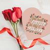 Andaz Press Valentines Day Heart Shaped Box With Lid Forever Be My Always Reusable Heart Shaped Box, Premium Box For Treats Sweets Flowers Lingerie Jewelry, Food Safe, 1-Pack view 3