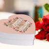 Andaz Press Valentines Day Heart Shaped Box With Lid Forever Be My Always Reusable Heart Shaped Box, Premium Box For Treats Sweets Flowers Lingerie Jewelry, Food Safe, 1-Pack view 4