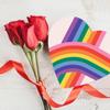 Andaz Press Valentines Day Heart Shaped Box With Lid, Rainbow Stripes Reusable Heart Shaped Box Premium Box For Treats Sweets Flowers Lingerie Jewelry Lgbtq Gift Packaging Food Safe, 1-Pack view 3