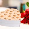 Andaz Press Valentine's Day Heart Shaped Box With Lid, Reusable Heart Shaped Valentines Premium Box For Cinnamon Rolls, Gag Gift Dessert Treat Box, Reusable Food Safe Packaging, 8"X6", 1-Pack view 4
