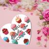 Andaz Press Valentines Day Heart Shaped Box With Lid, Funny You Bake Me Crazy Box For Mini Cupcakes, Reusable Heart Shaped Box, Reusable Food Safe Packaging, 8"X6", 1-Pack view 2