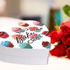 Andaz Press Valentines Day Heart Shaped Box With Lid, Funny You Bake Me Crazy Box For Mini Cupcakes, Reusable Heart Shaped Box, Reusable Food Safe Packaging, 8"X6", 1-Pack view 4
