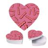Andaz Press Valentine's Day Heart Shaped Box With Lid, Funny Valentines Reusable Heart Shaped Box For For Bacon, Gag Gift Box For Bacon Lovers, Reusable Food Safe Packaging, 8"X6", 1-Pack view 1
