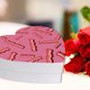 Andaz Press Valentine's Day Heart Shaped Box With Lid, Funny Valentines Reusable Heart Shaped Box For For Bacon, Gag Gift Box For Bacon Lovers, Reusable Food Safe Packaging, 8"X6", 1-Pack view 4