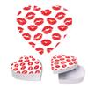 Andaz Press Valentines Day Heart Shaped Box With Lid, Kisses & Lip Design Reusable Heart Shaped Box For Treats Sweets Flowers Lingerie Jewelry, Gift Packaging Food Safe, 1-Pack view 1