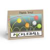 Stonehouse Collection Pickleball Thank You Note Cards - 10 Boxed Pickle Ball Appreciation Cards - Sports Cards USA Made (Thank You) view 1