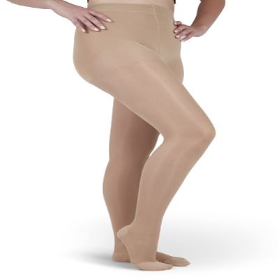 Rejuva Sheer 15-20 mmHg Compression Pantyhose for Women  Stocking Support Hose