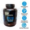 GENESIX NUTRITION Grow Protein Powder Dietary Supplement Supporting Muscle Growth & Recovery | Pure Micronized Creatine Ultra-Premium Lean Mass Gainer | Chocolate | 20 Servings 5.3kg view 2