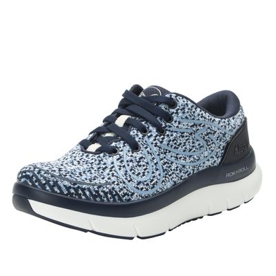 Alegria Rok N Roll Women Roll On 2 Indigo Athletic Walking Shoe 5-5.5 Wide Width US