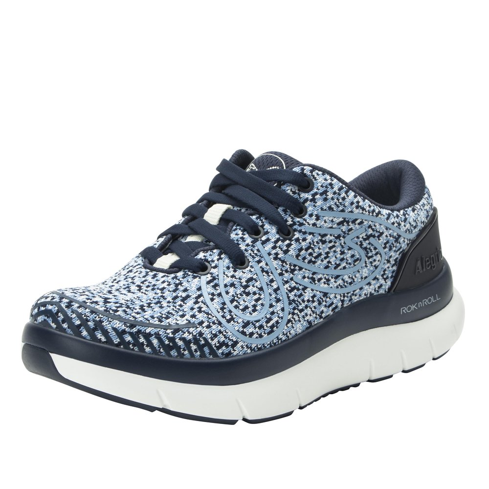 Alegria Rok N Roll Women Roll On 2 Indigo Athletic Walking Shoe 5-5.5 Wide Width US