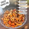 Cheesy Pepper Pub Bar Mix | Runnin' Wild Foods, 1.5 Pounds total (Box of 3 bags, 8oz each) view 3