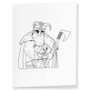 Azeeda 4 x 'Viking with Axe' Gift Tags/Labels (GI00067062) view 1