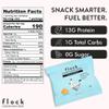 Flock Keto Chicken Skin Chips Big bags | Salt and Vinegar Flavo | Low Carb, High Protein, Gluten-Free Chicken Crisps Large bags, Keto Snack, Protein Crackers, family size Diet Snacks, 4-Pack (2.5oz) view 2