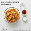 Flock Keto Chicken Skin Chips Big bags | Salt and Vinegar Flavo | Low Carb, High Protein, Gluten-Free Chicken Crisps Large bags, Keto Snack, Protein Crackers, family size Diet Snacks, 4-Pack (2.5oz) view 4