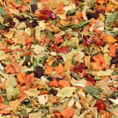 Garden Deluxe Vegetable Soup Mix by Its Delish, 10 Lbs Bulk Bag | 16 Natural Dehydrated Vegetables for Ramen Noodles, Soup Greens with Beets | Freeze Dried Veggie Blend, No MSG, Vegan, Kosher