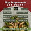 Papa Vince Organic Non Enriched Pasta - Ancient Grain, high in fiber, high in protein, Timilia/Tumminia grown in Sicily Italy. Al dente texture, nutty flavor, busiate, whole wheat that is anything but bland view 3