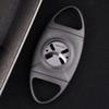 CIGARISM Large Ring Hollow-Out Blades Straight-Cut Cigar Cutter, Up to Ring Gauge 66 (Grey) view 3