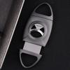 CIGARISM Large Ring Hollow-Out Blades Straight-Cut Cigar Cutter, Up to Ring Gauge 66 (Grey) view 4