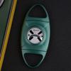 CIGARISM Large Ring Hollow-Out Blades Straight-Cut Cigar Cutter, Up to Ring Gauge 66 (Green) view 3