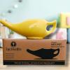 2activelife Yoga Neti Pot for Sinus & Congestion Cleaning| Microwave and Dishwasher Friendly | Leak Proof Durable Ceramic Neti Pot| Nasal Wash Handcrafted Durable Ceramic - Crackle Yellow view 1